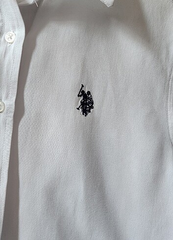 34 Beden beyaz Renk U.S Polo Assn. Beyaz Gömlek