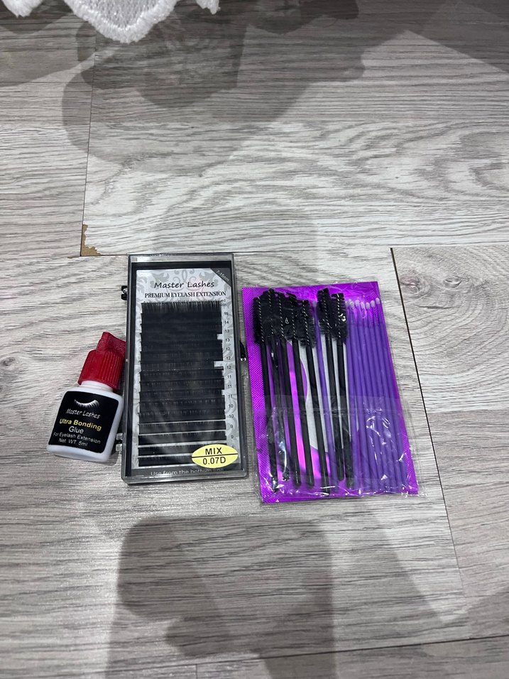 Master Lc Siyah Karışık Kalınlıkta ipek kirpik - Görsel 2