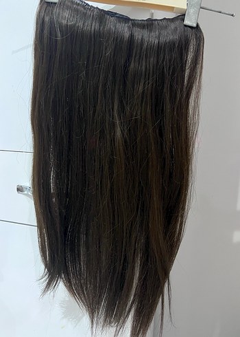 Koyu Kahverengi yarım ay çıt çıtlı saç - Görsel 2