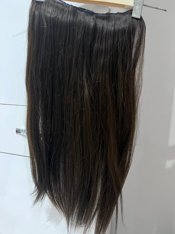 Koyu Kahverengi yarım ay çıt çıtlı saç - Görsel 2