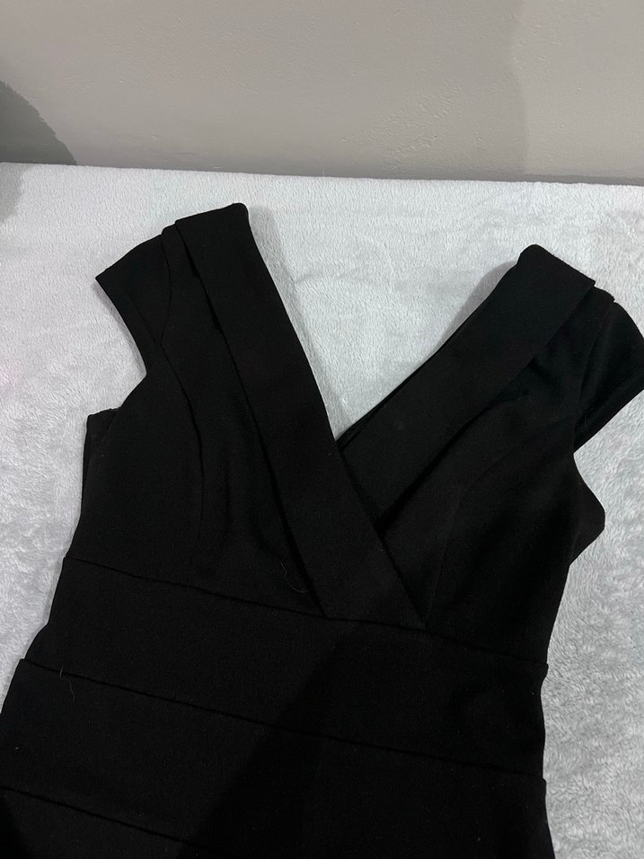 Siyah abiye  Mini Elbise - Görsel 4