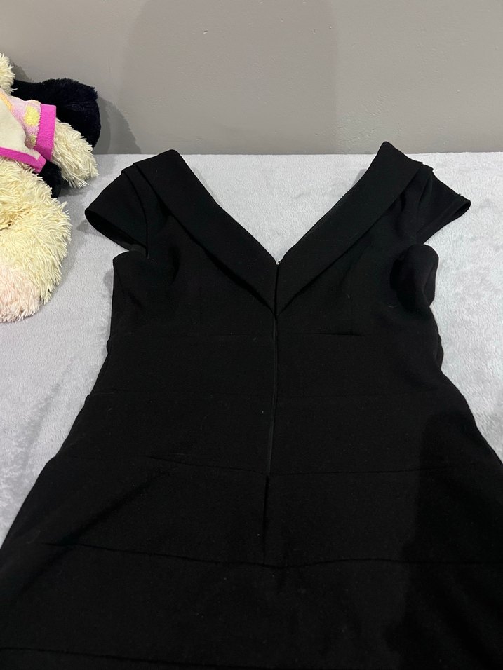 Siyah abiye  Mini Elbise - Görsel 2