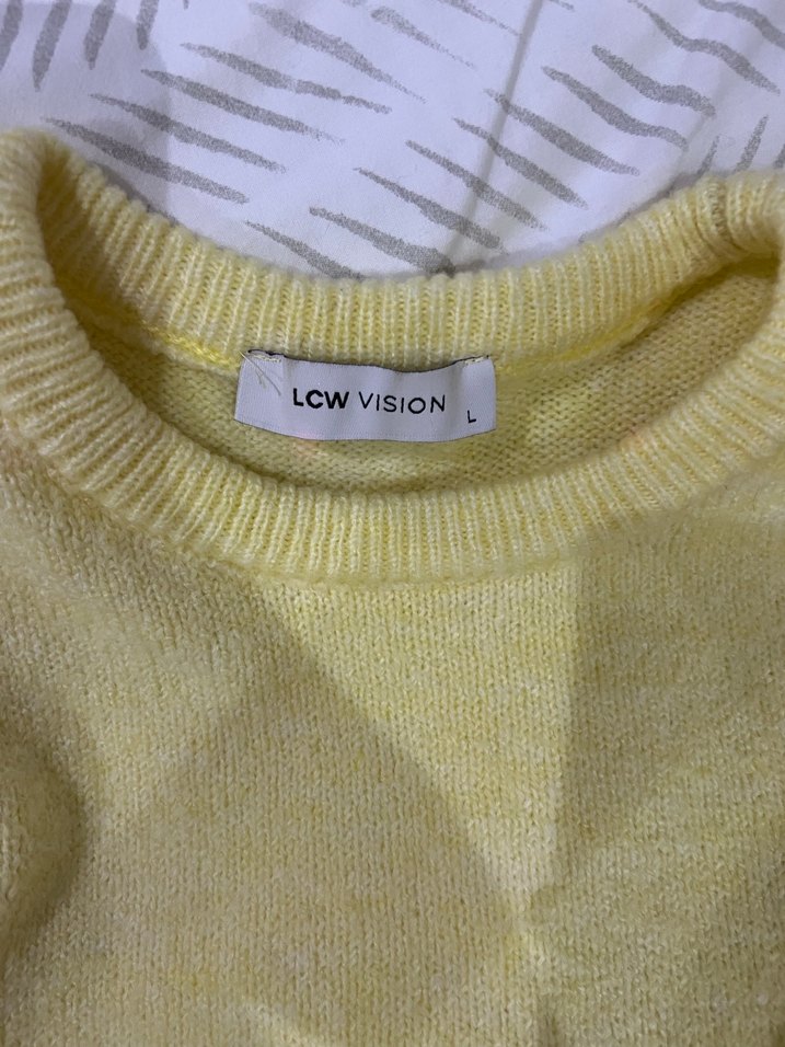 Lcw sarı kazak - Görsel 3