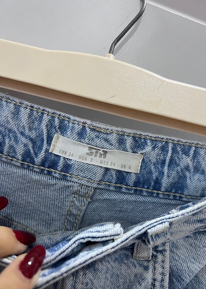 Stradivarius yüksek bel  wide leg pantolon - Görsel 4