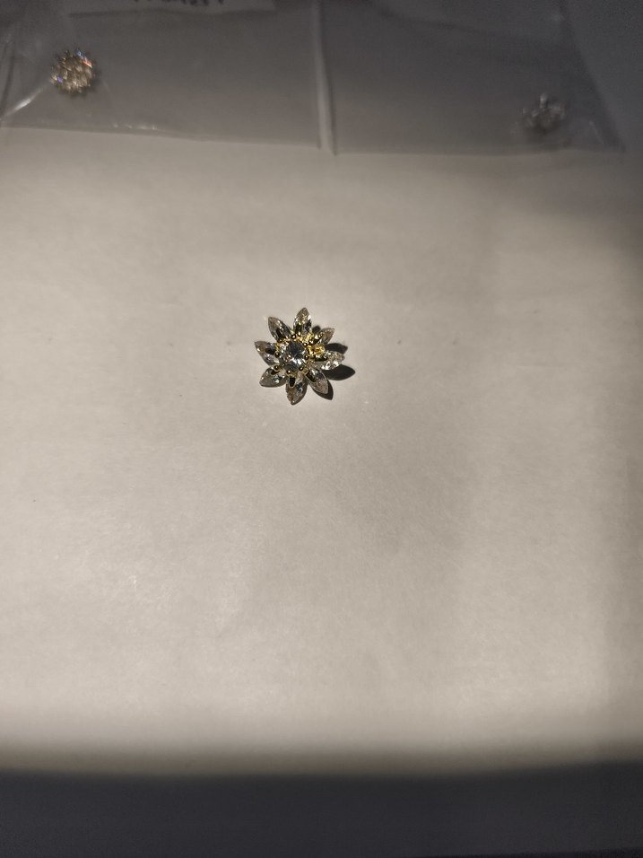 kulak piercing hızma manşet küpe göbek piercing - Görsel 3