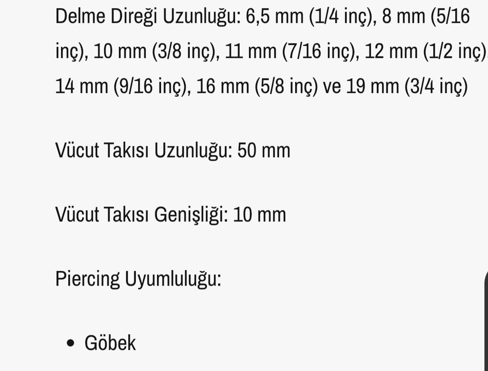 Pembe İnci Boncuklu Göbek Piercingi - Görsel 3