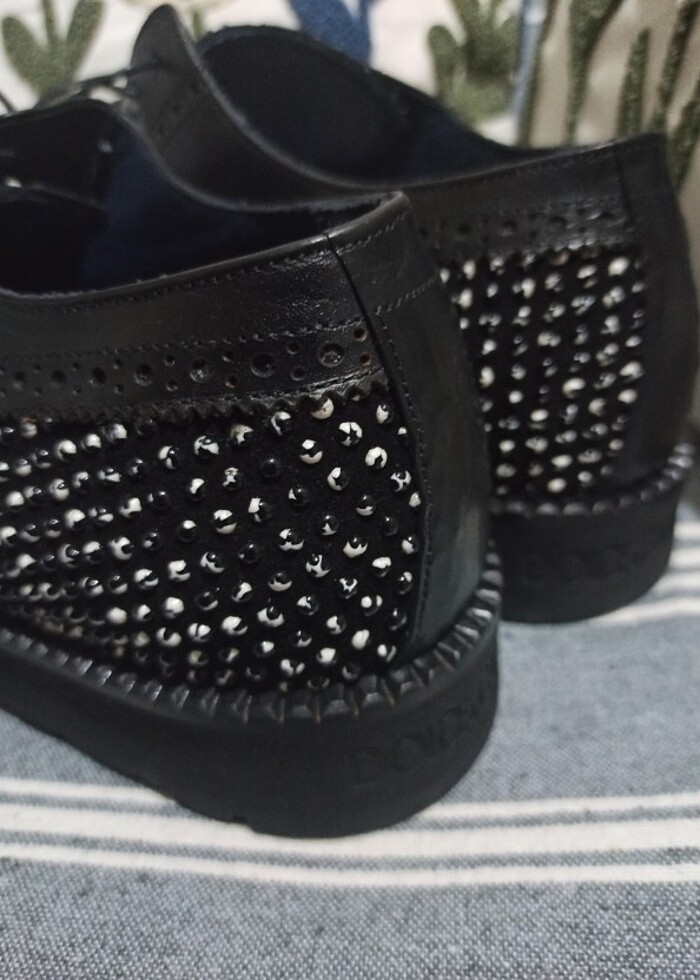 Dolce Gabbana ayakkabı deri lüx ayakkabı günlük spor ayakkabı - Görsel 4