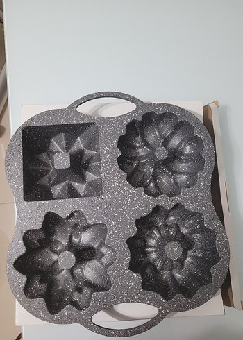 Karaca Karaca Cake Pro Kek Kalıbı 4'lü Bej