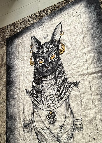 Bohem Tarzı  mısır tarzı halı - Görsel 4