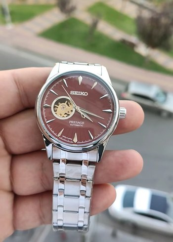 Beden Seiko Presage Otomatik Bordo Erkek Saati