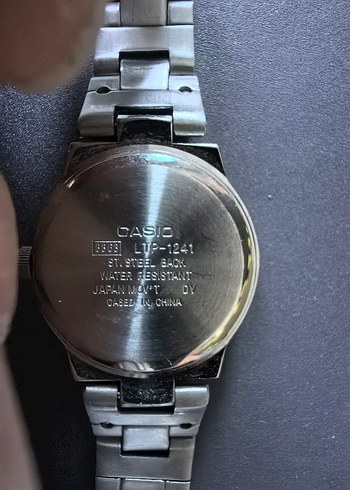 Beden Casio Kadın Gri Metal Kordonlu Saat