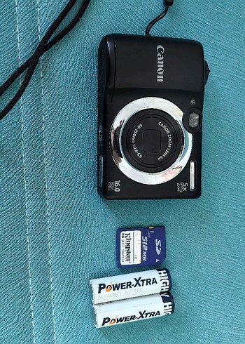 Canon 16MP Siyah Dijital Fotoğraf Makinesi