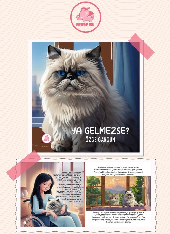 Ya Gelmezse? - Özge Gargun (İmzalı/Resimli Ciltli Çocuk Kitabı) - Görsel 3