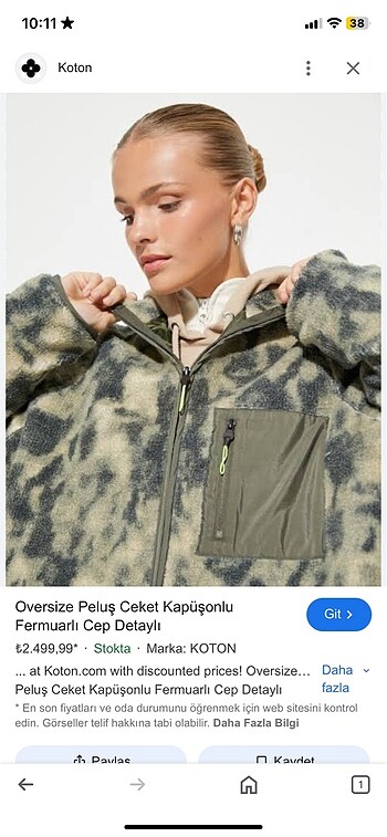 Peluş hırka