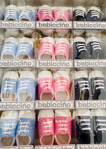 Renkli Bebek İlk Adım Ayakkabısı bebeccino