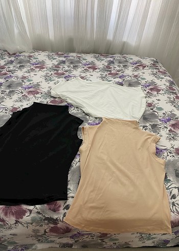 s Beden Çok Renkli Balıkçı Yaka Atlet