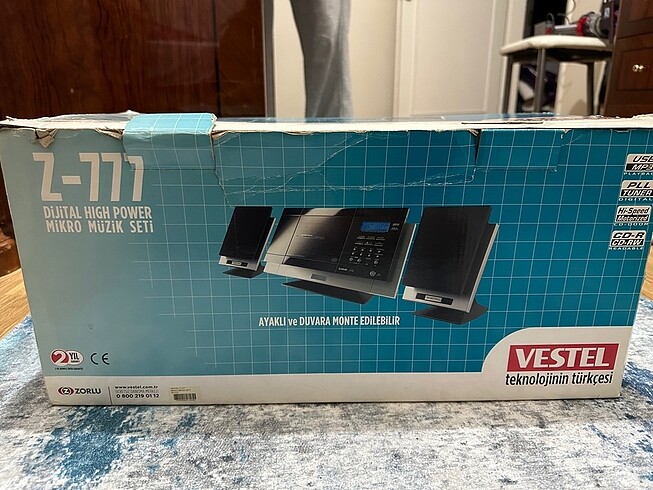 Vestel Z-777 dijital high power mikro müzik seti
