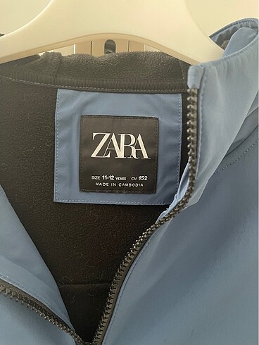 9 Yaş Beden Zara teknik ceket