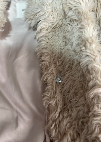 Koton ekru Kürklü Kadın Kaban - Görsel 2