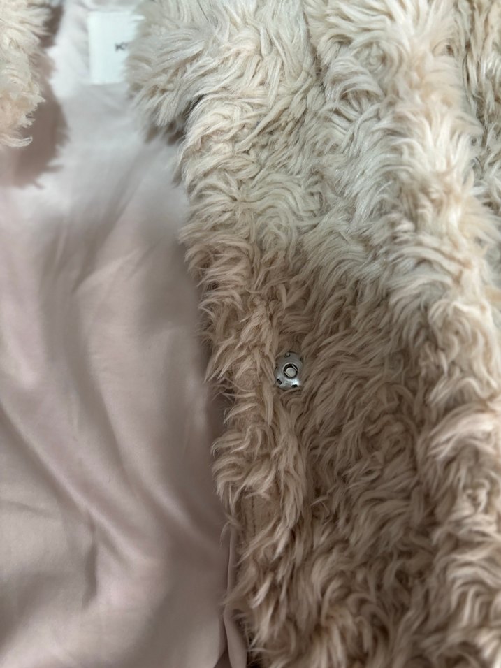 Koton ekru   Kürklü Kadın Kaban - Görsel 2