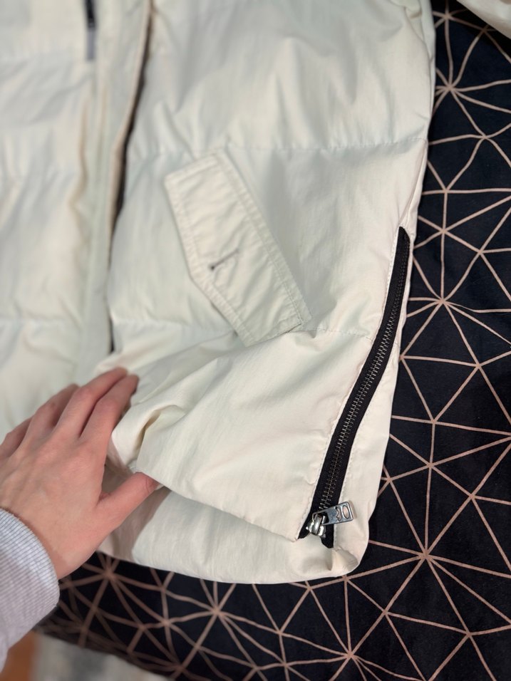 Beyaz Kürklü Kadın Kışlık Mont - Görsel 3