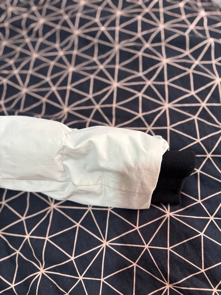 Beyaz Kürklü Kadın Kışlık Mont - Görsel 2