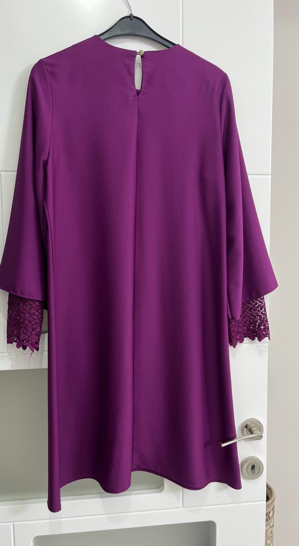 Mor Dantelli Kadın Tunik - Görsel 3