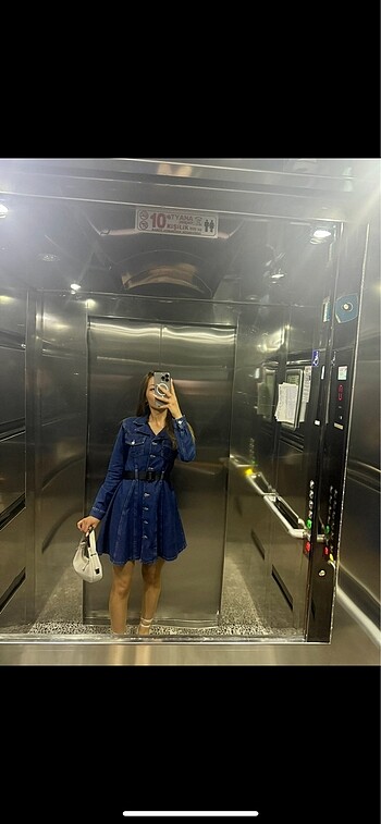 Diğer Kot denim elbise