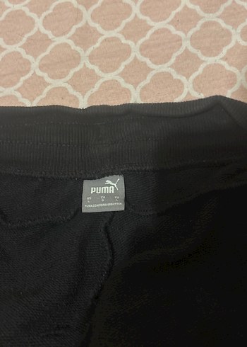 Siyah Puma Düz Kesim Hamile Şortu - Görsel 3
