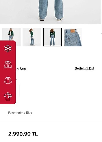 26 Beden mavi Renk Levi's Jean Pantolon