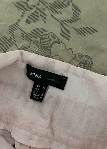 Pembe Midi Kadın Mini Etek Fırfırlı - Görsel 2