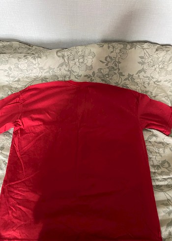 Kızlar için Kırmızı Baskılı Streetwear tshirt - Görsel 3