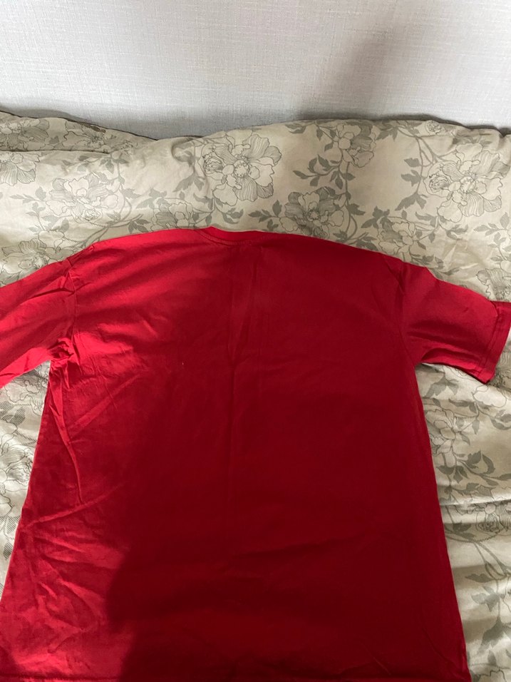 Kızlar için Kırmızı Baskılı Streetwear tshirt - Görsel 3