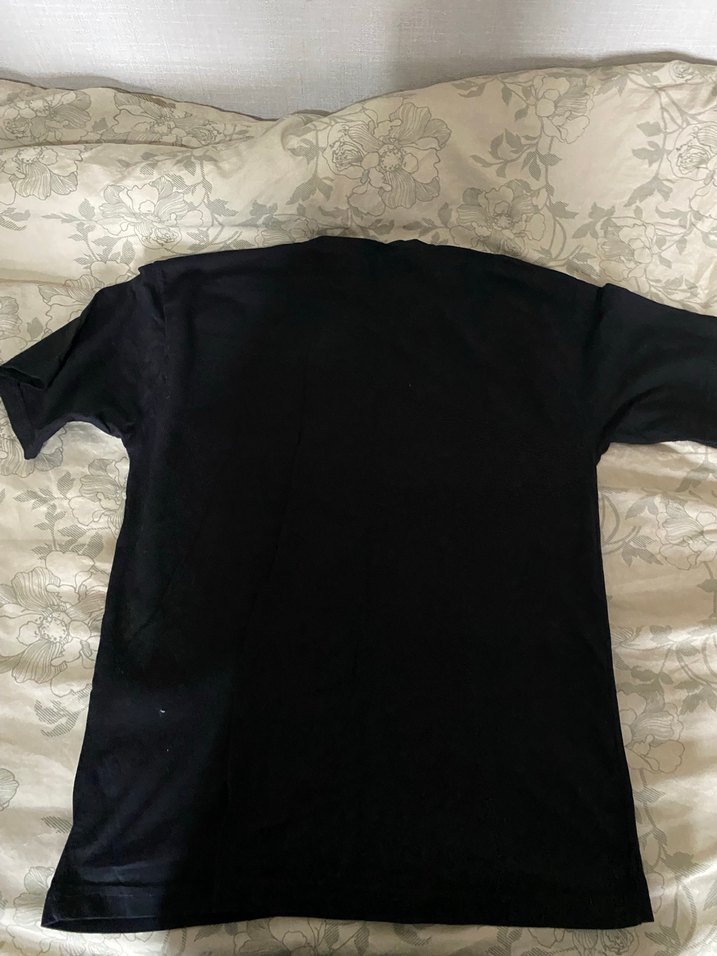 Kız Çocuk Siyah Gotik Baskılı Tişört - Görsel 4