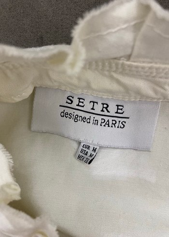 Beyaz Transparan Midi Kadın vintage Ceket - Görsel 7