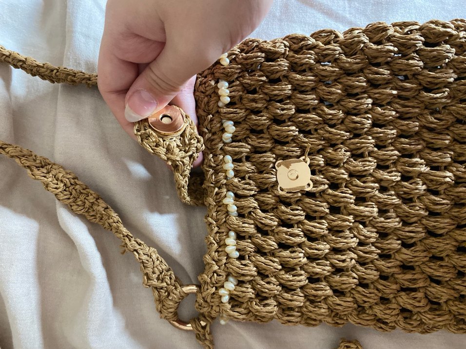 Bohem Örgü Kadın Çapraz Çanta - Görsel 3