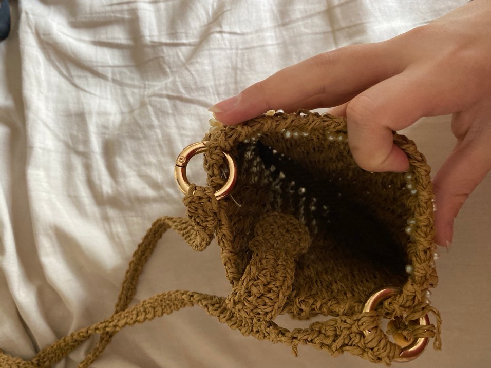 Bohem Örgü Kadın Çapraz Çanta - Görsel 4