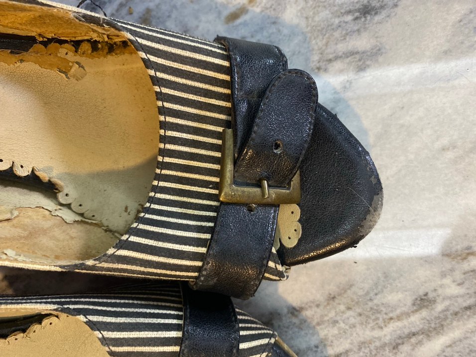 Tokalı Kahverengi Desenli Dolgu Topuklu Kadın Stiletto - Görsel 3