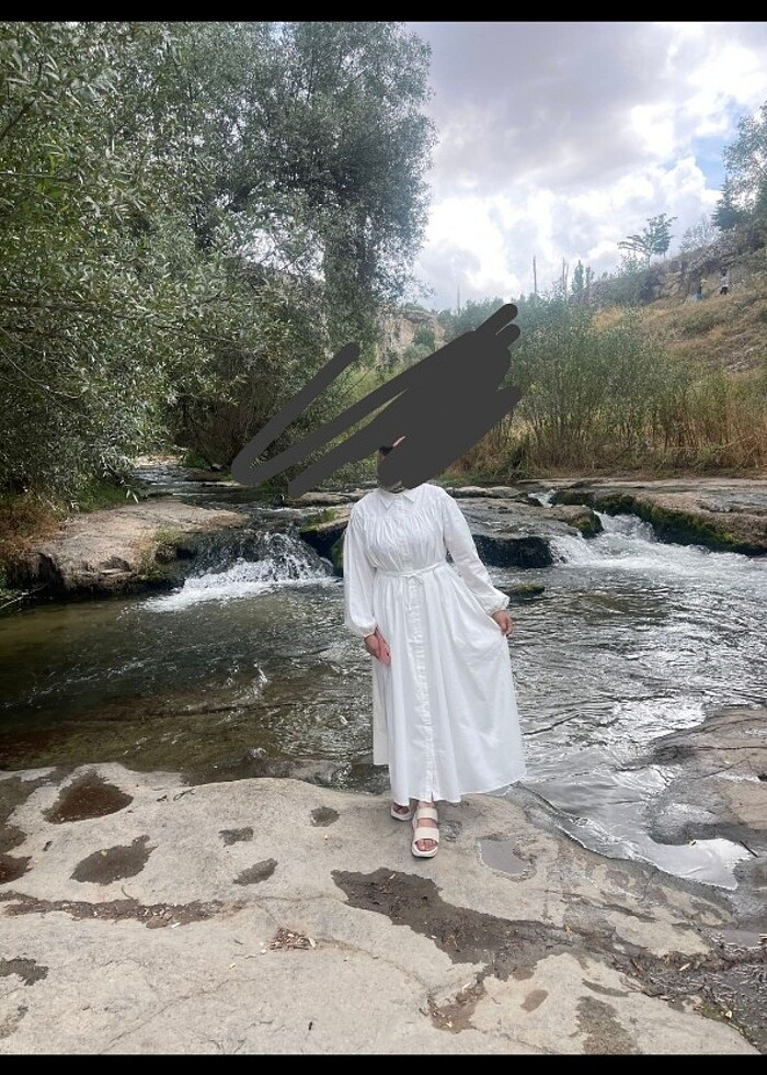 Beyaz elbise - Görsel 2