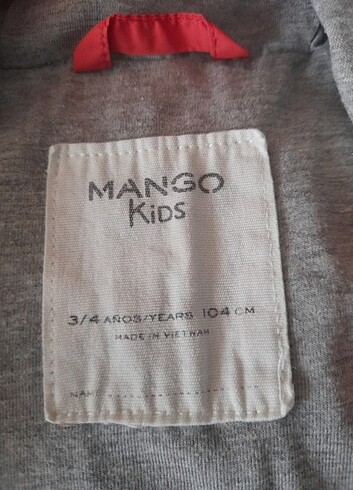 Mango Kız Erkek Yağmurluk - Görsel 4