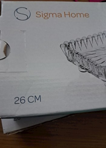 Vintage Şeffaf Dikdörtgen Cam Tabak - Görsel 4