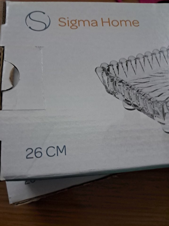 Vintage Şeffaf Dikdörtgen Cam Tabak - Görsel 4