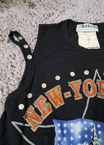 Miss Sixty y2k mıss sıxty orijinal Kolsuz Rock Punk Baskılı