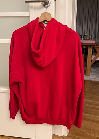Kırmızı Kapüşonlu Addax Sweatshirt - Görsel 2