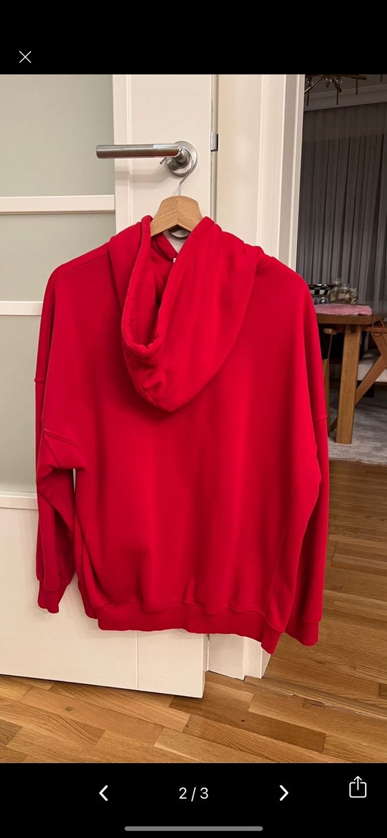 Kırmızı Kapüşonlu Addax Sweatshirt - Görsel 2
