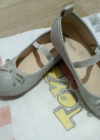 Kız Çocuk Gri Tokalı Babet - Görsel 3