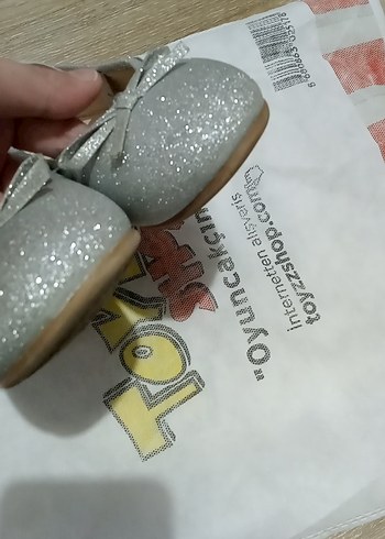 Kız Çocuk Gri Tokalı Babet - Görsel 4