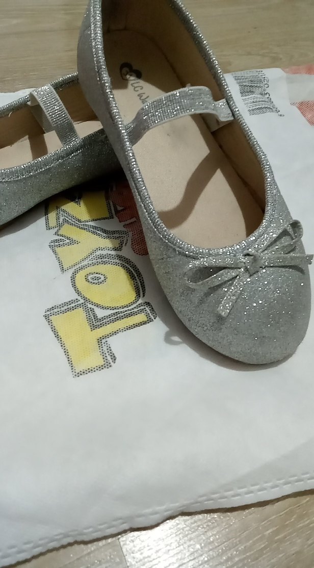 Kız Çocuk Gri Tokalı Babet - Görsel 2