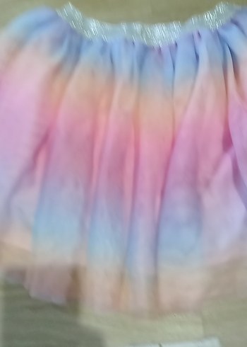 Bohem Tarzı Pastel Renkli Kız Çocuk Etek - Görsel 4