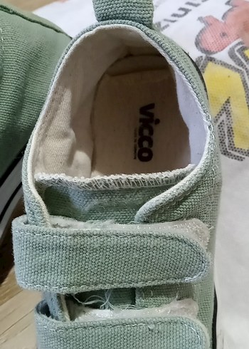 Erkek Çocuk Yeşil Cırt Cırtlı Spor Ayakkabı - Görsel 4